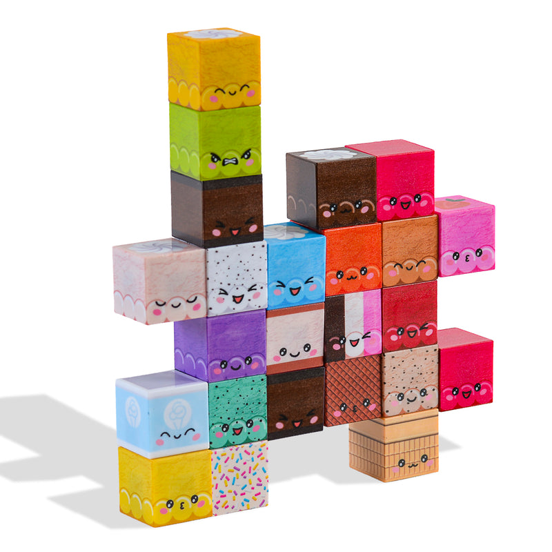 Ice Cream Blocks - Collectible Kinetic Fidget - 2pk Blind Bag