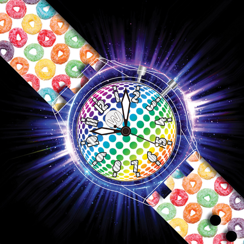 Cereal Loops - Light Up Watch  - Watchitude Glow image number 1