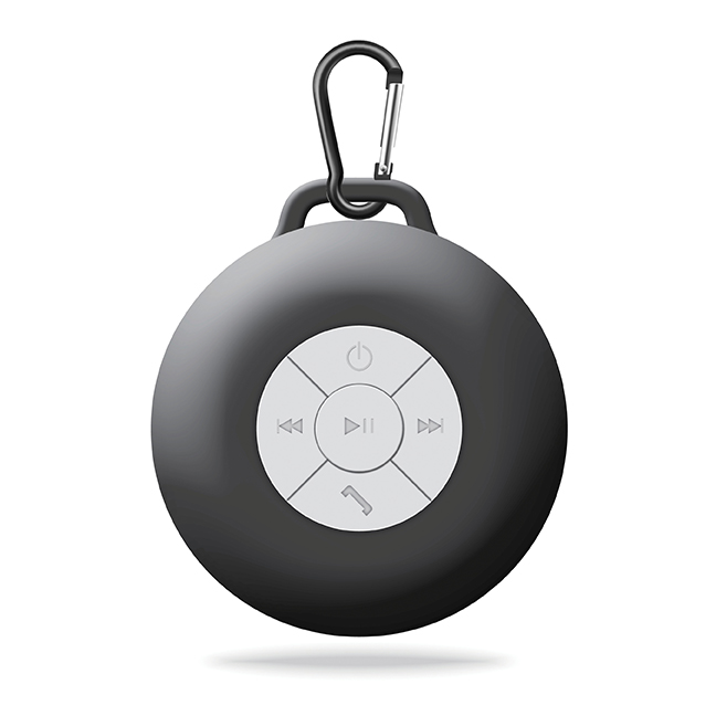Tie Die Swirl - Jammed 2 Go by Watchitude - Round Bluetooth Speaker image number 1