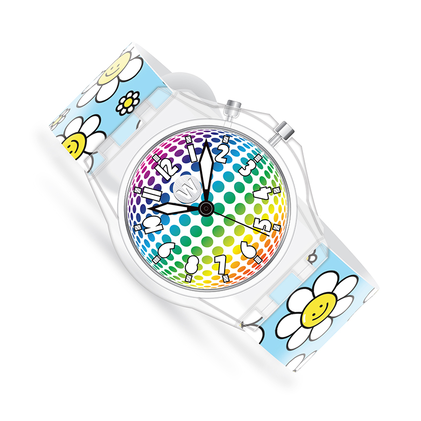 Happy Flowers - Light Up Watch  - Watchitude Glow image number 0