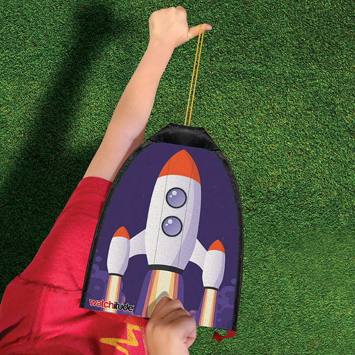 Rubber Band Rocket Kite - Shuttle & Rocket Ship