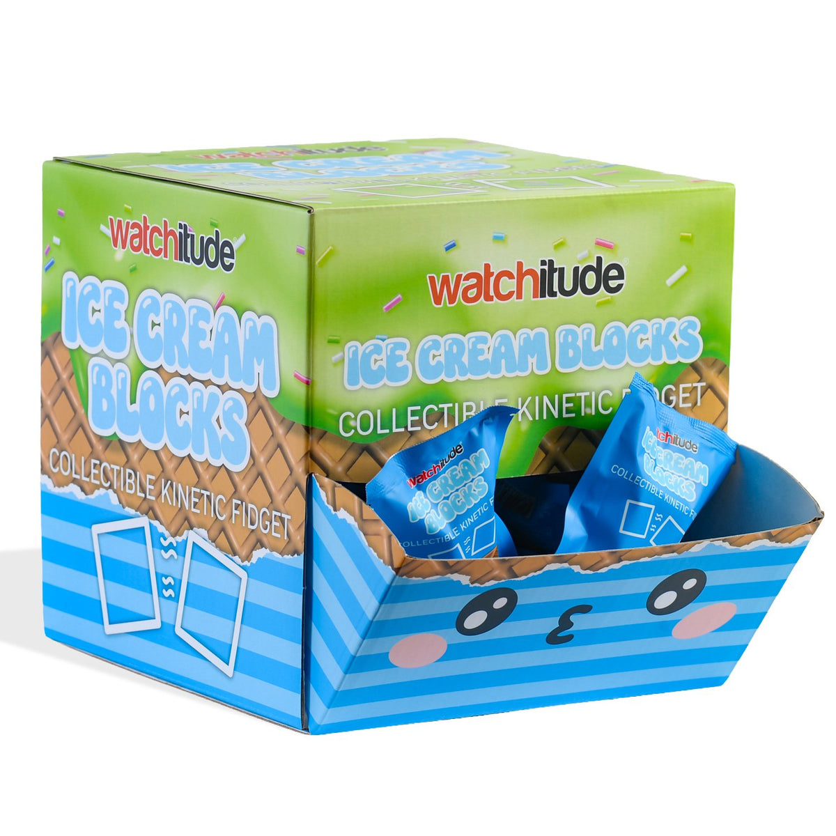 Ice Cream Blocks - Collectible Kinetic Fidget - 2pk Blind Bag