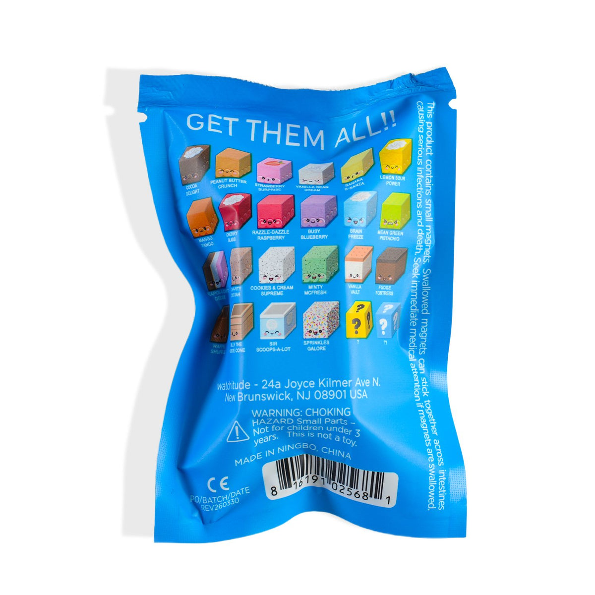 Ice Cream Blocks - Collectible Kinetic Fidget - 2pk Blind Bag