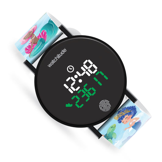 Mermaids Party - Step Counter Watch - Pedometer - Fitness Tracker