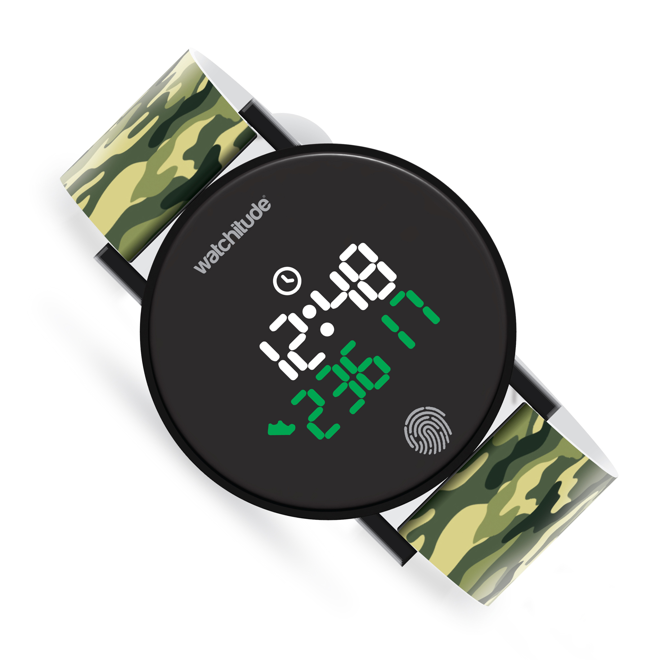 Army Camo - Step Counter Watch - Pedometer - Fitness Tracker