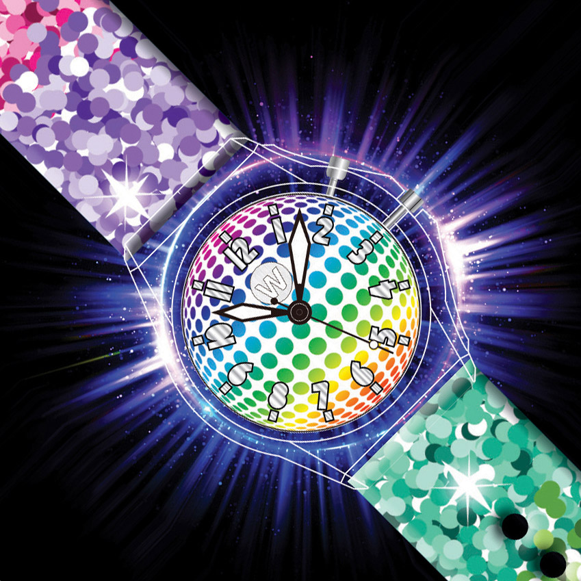 Sassy Sequins - Watchitude Glow - Led Light-up Watch image number 1