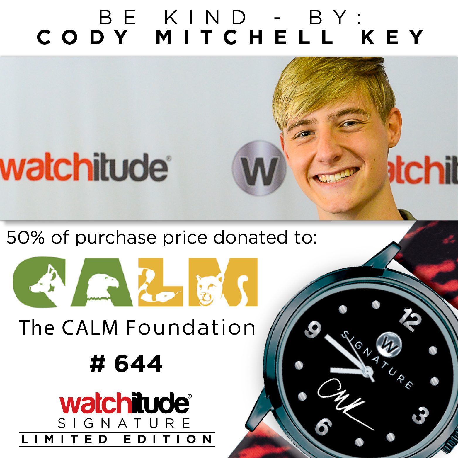 Be Kind - Cody Mitchel Key Signature watch image number 0
