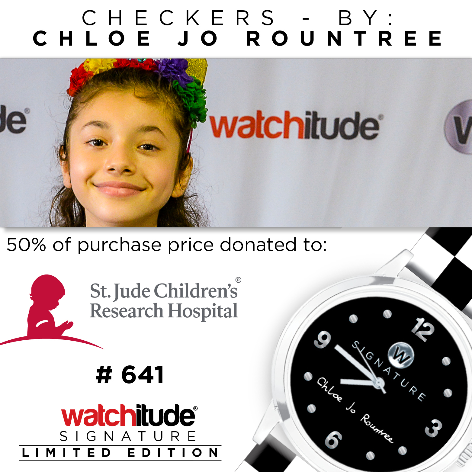 Checkers - Chloe Jo Rountree Signature watch image number 0