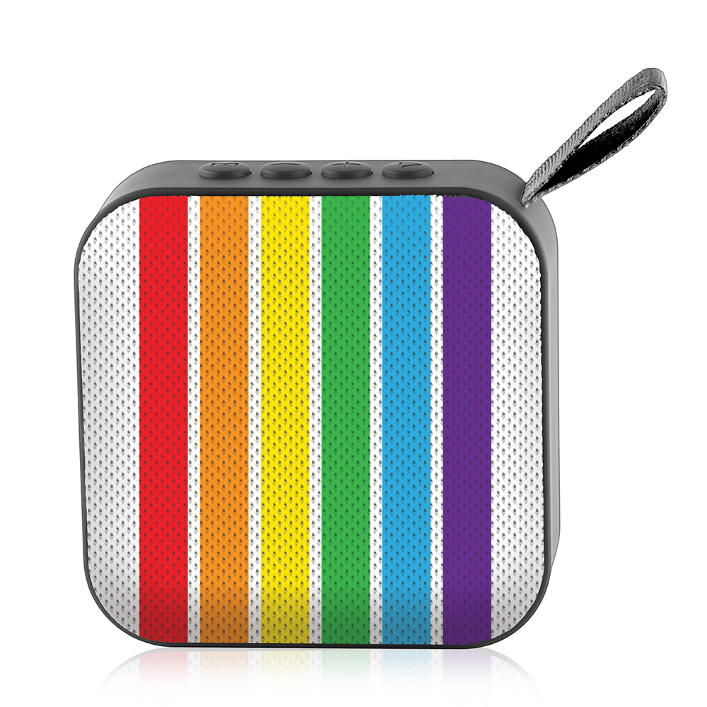 Rainbow Stripes - Watchitude Jamm'd - Wireless Speaker image number 2