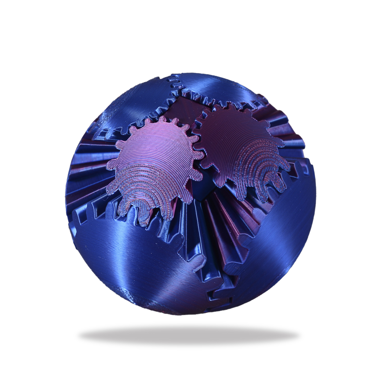 Gear Ball - Purple/Blue - Fidget Toy