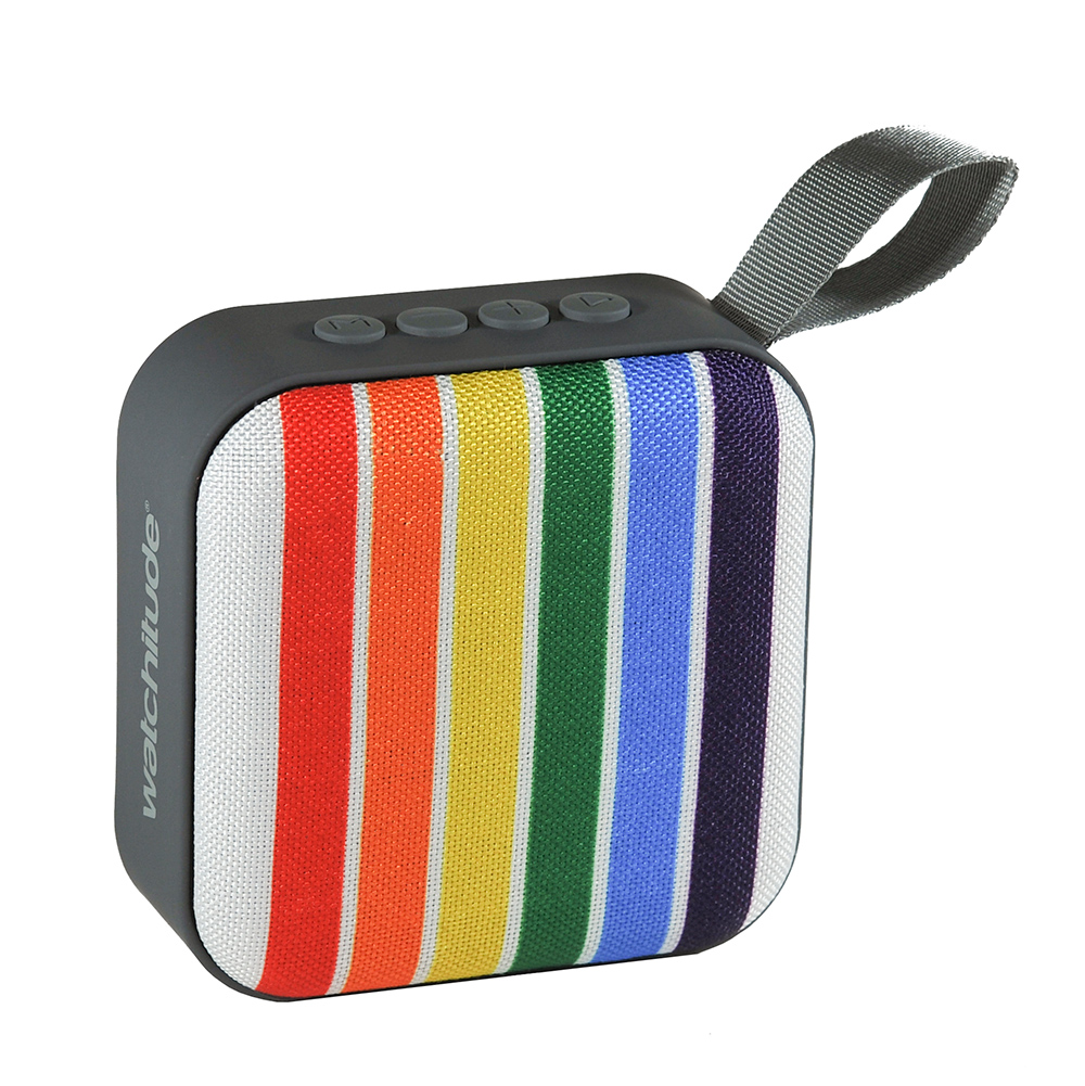 Rainbow Stripes - Watchitude Jamm'd - Wireless Speaker