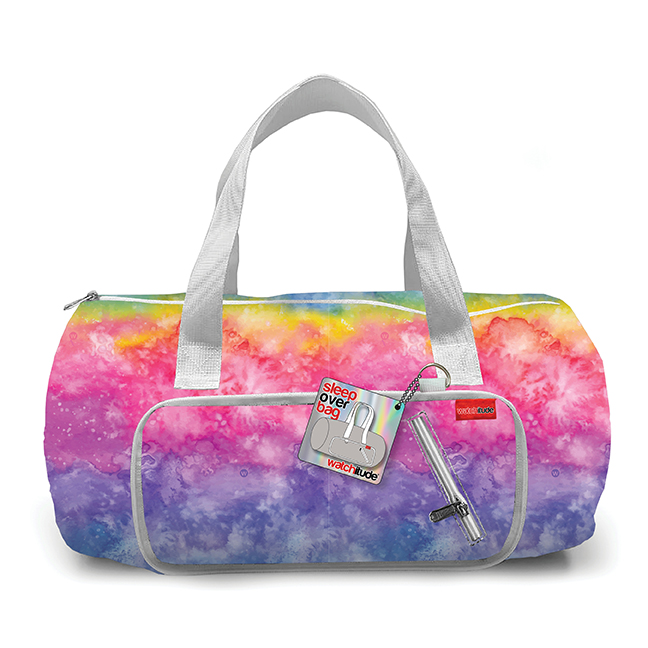 Watchitude Rainbow Tie Dye Sleepover Bag