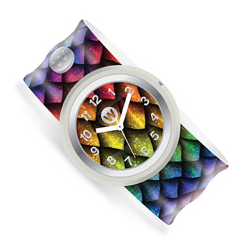 Rainbow Scales - Watchitude Slap Watch image number 0