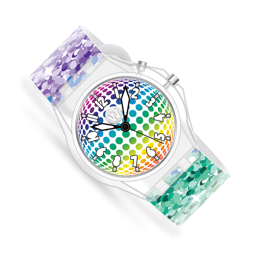 Sassy Sequins - Watchitude Glow - Led Light-up Watch image number 0