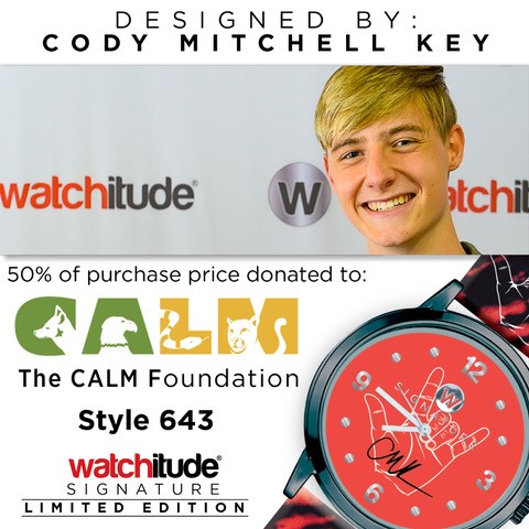 Language of Love - Cody Mitchel Key Signature watch