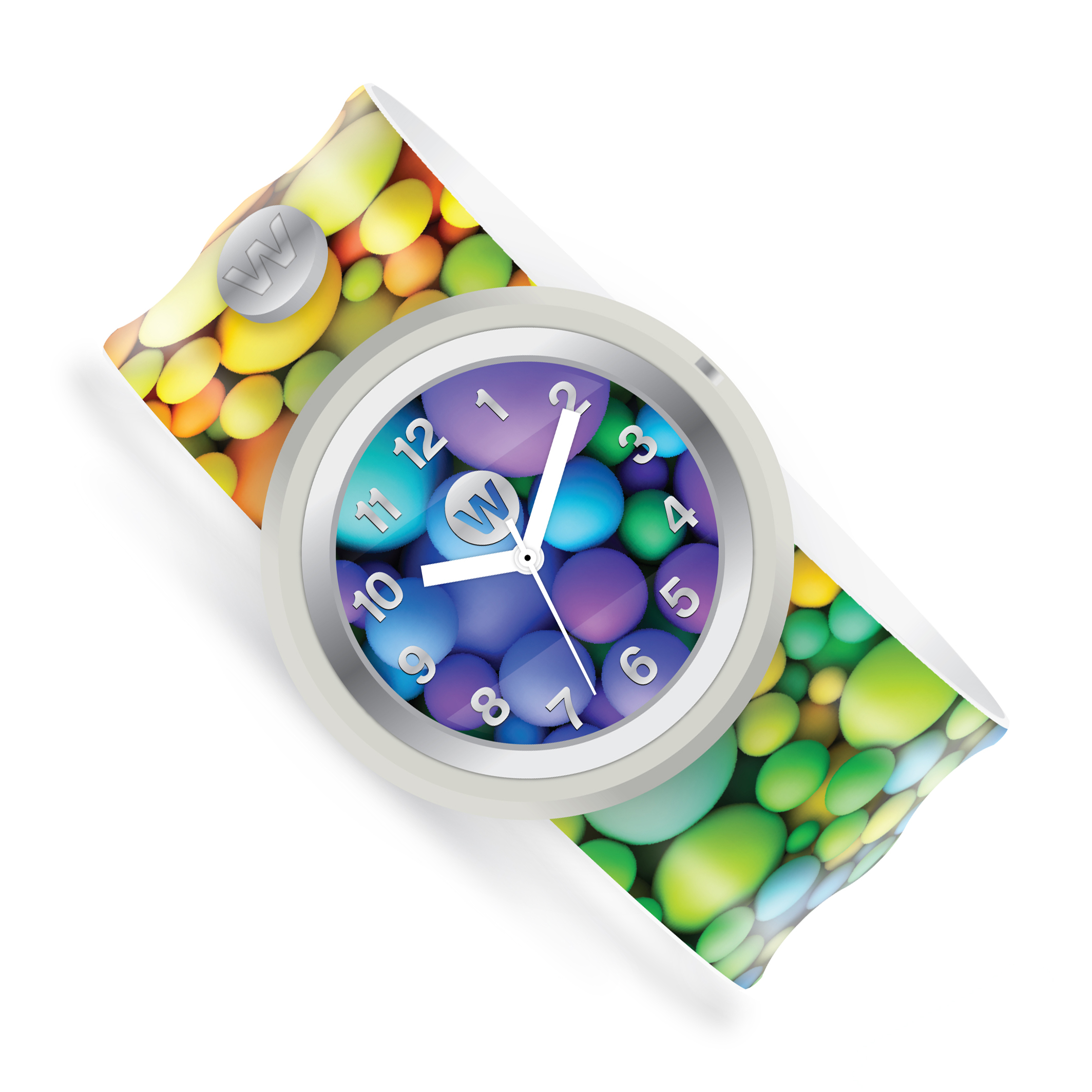 Rainbow Bubbles - Watchitude Slap Watch image number 0