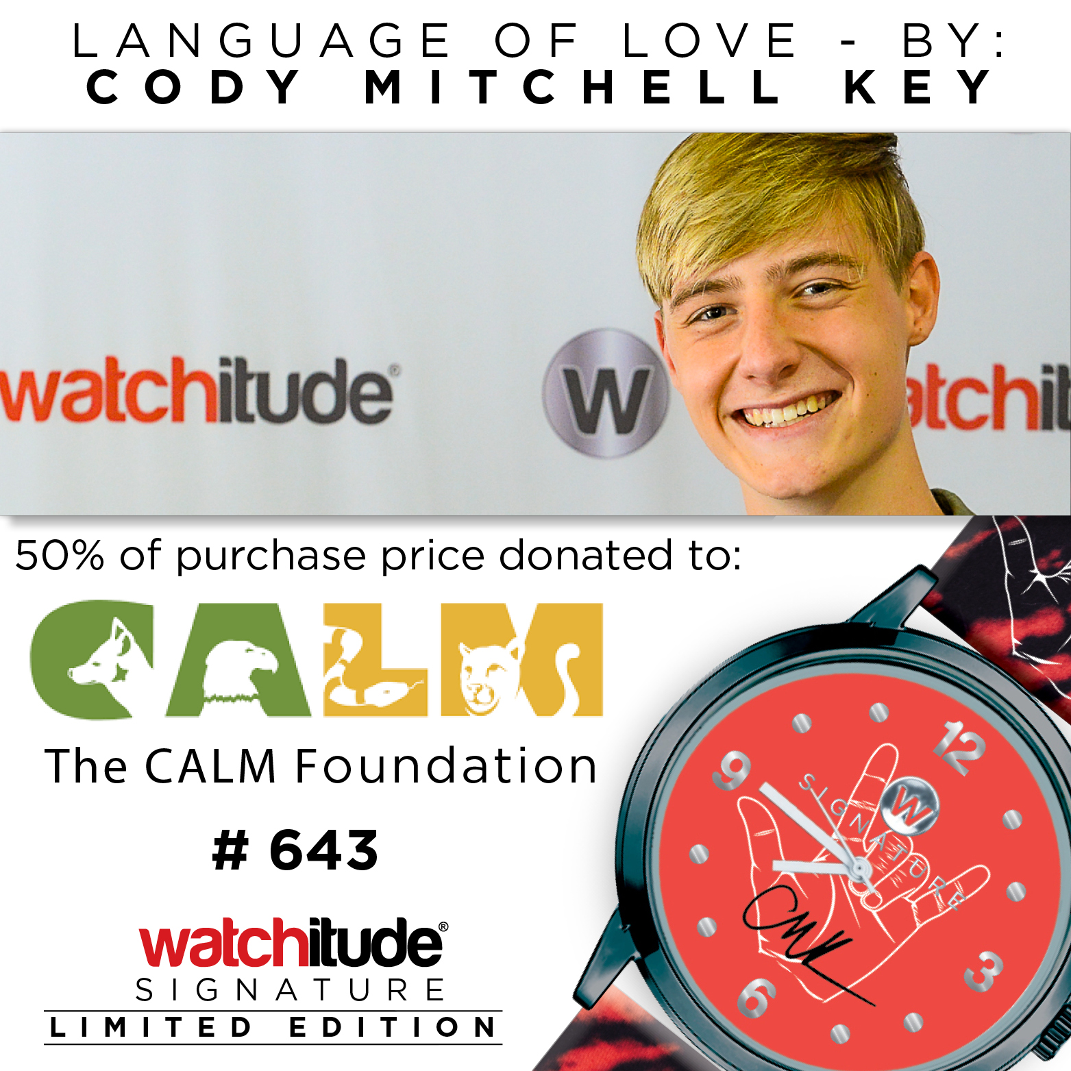 Language of Love - Cody Mitchel Key Signature watch image number 0