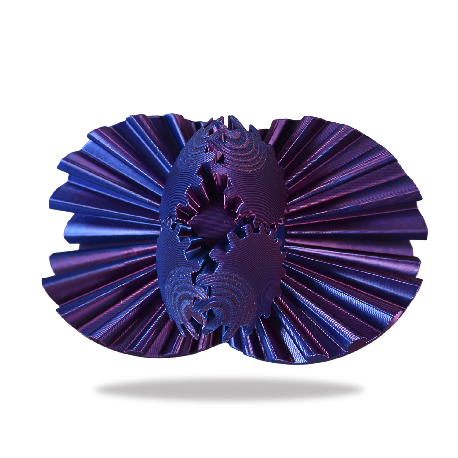 Gear Ball - Purple/Blue - Fidget Toy image number 1