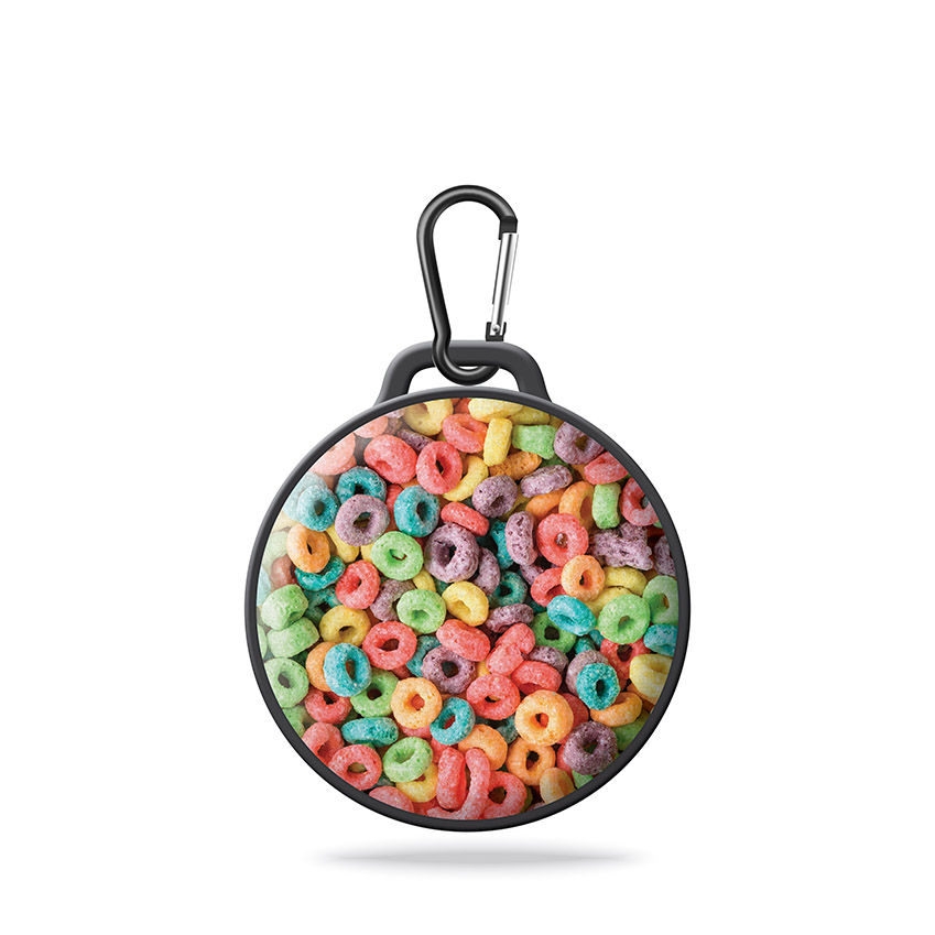Cereal Loops - Jammed 2 Go by Watchitude - Round Bluetooth Speaker image number 0